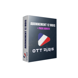 OTT PARIS 12 mois + ADULT